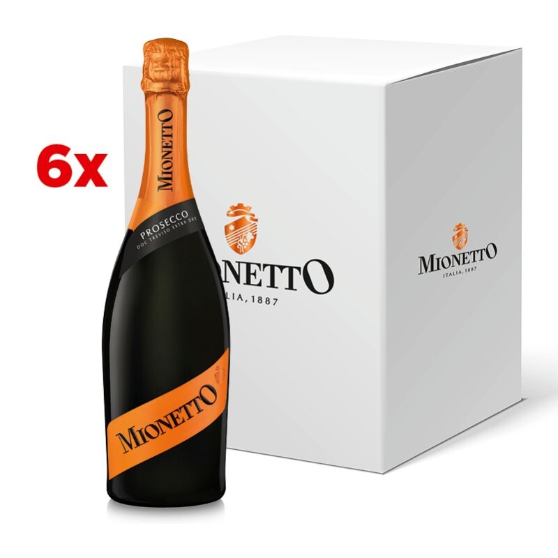 Mionetto Prosecco Prestige DOC extra dry karton 6 ks - BLACK FRIDAY