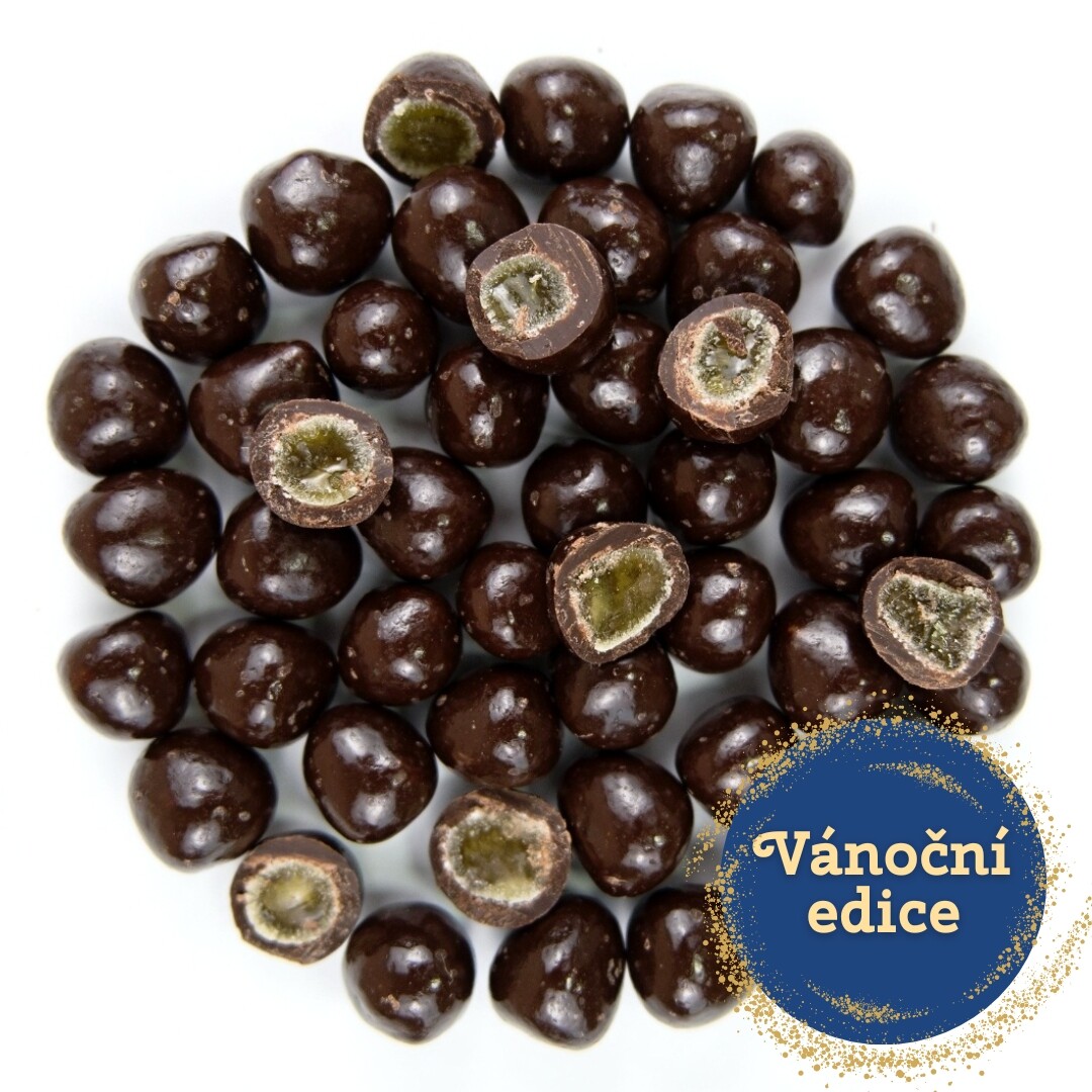 NUTSMAN Želé banánky v hořké čokoládě - Vánoční edice Množství: 125 g