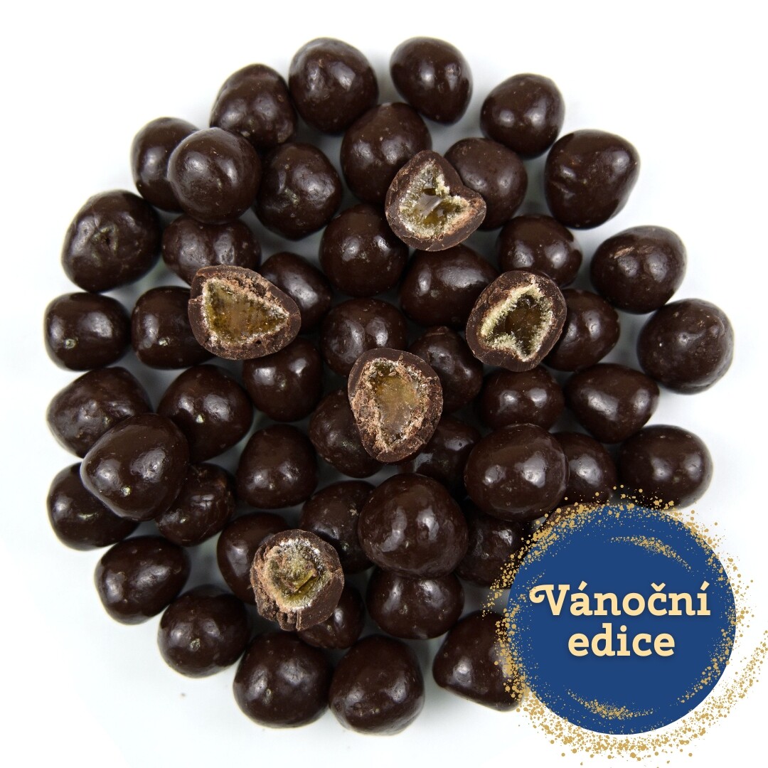 NUTSMAN Pomerančové želé v hořké čokoládě - Vánoční edice Množství: 125 g