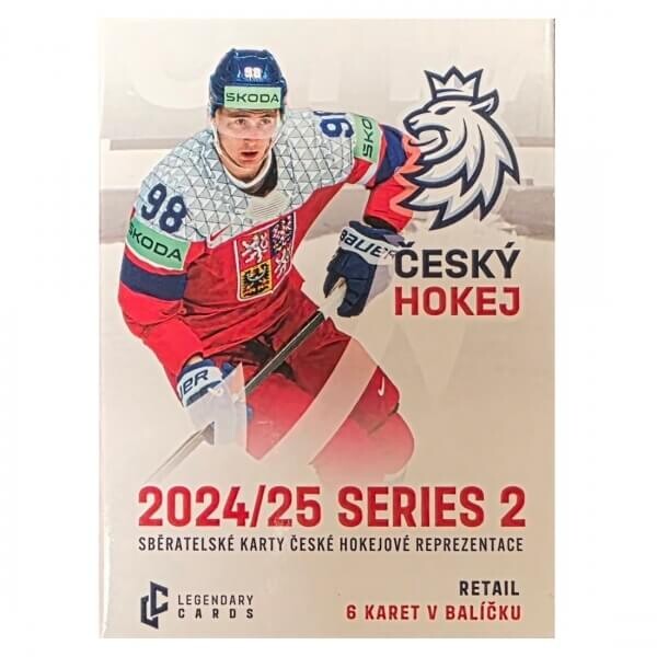 Hokejové karty Český hokej 2024/25 Series 2 Retail Balíček