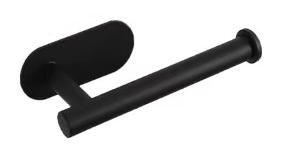 Eco produkty Samolepící držák toaletního papíru, černý