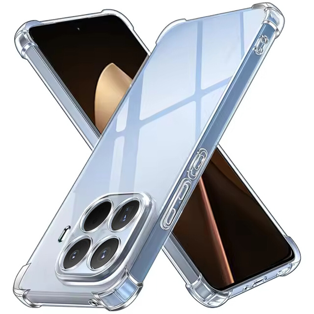 Techsuit shockproof clear silikon pro Xiaomi 15T Pro čirý