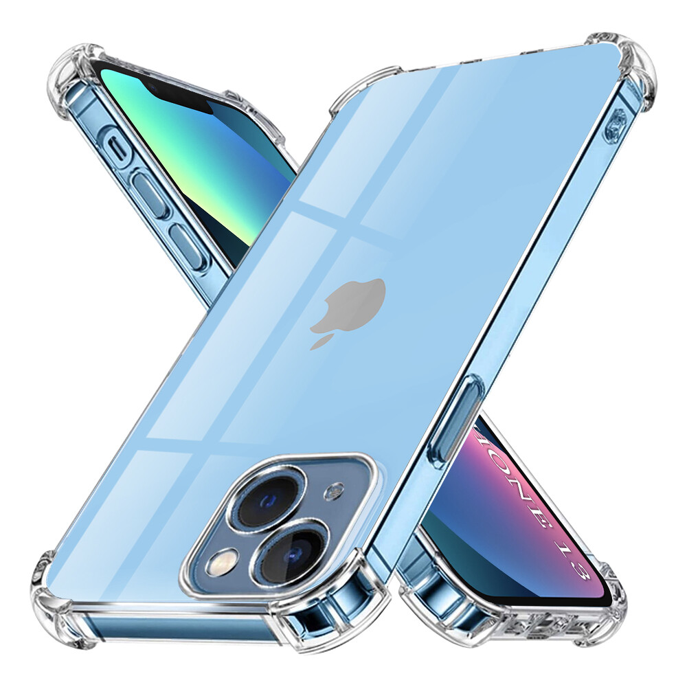 Techsuit Shockproof Clear Silicone kryt pro iPhone 13 průhledný