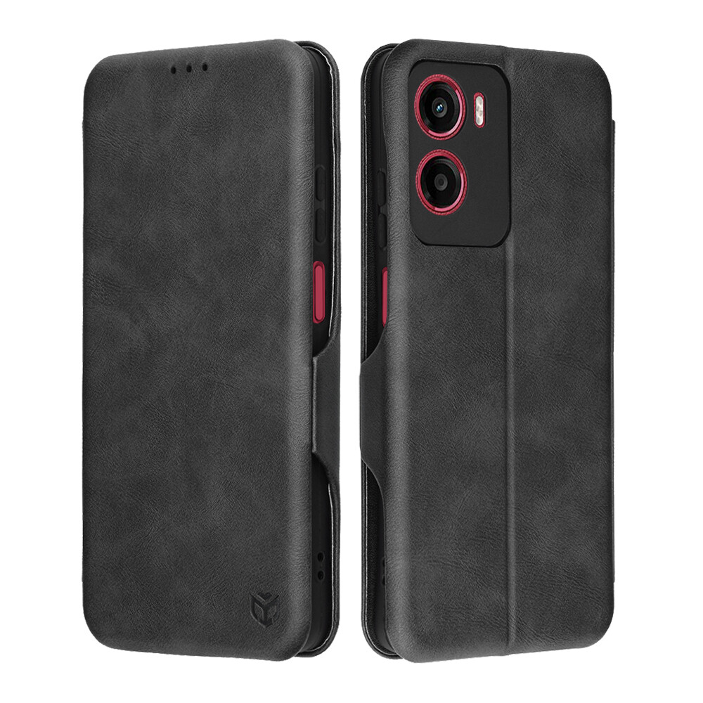 Pouzdro Techsuit Safe Wallet Plus pro Motorola Moto G05 E15 černé