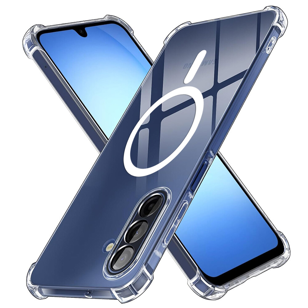 Techsuit Shockproof průhledný silikonový MagSafe pro Samsung Galaxy A17 5G A17 4G průhledný