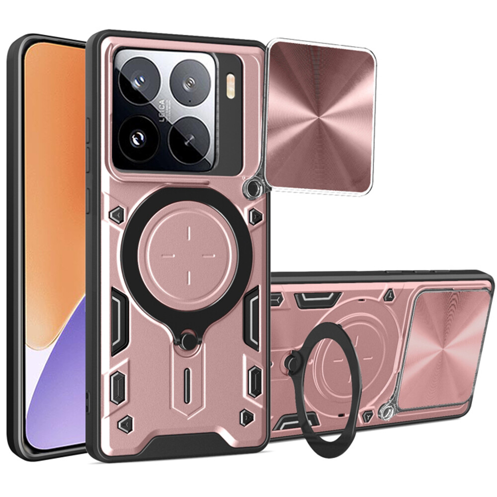 Ochranný kryt Techsuit CamGuard Pro Xiaomi 15 růžově zlatý