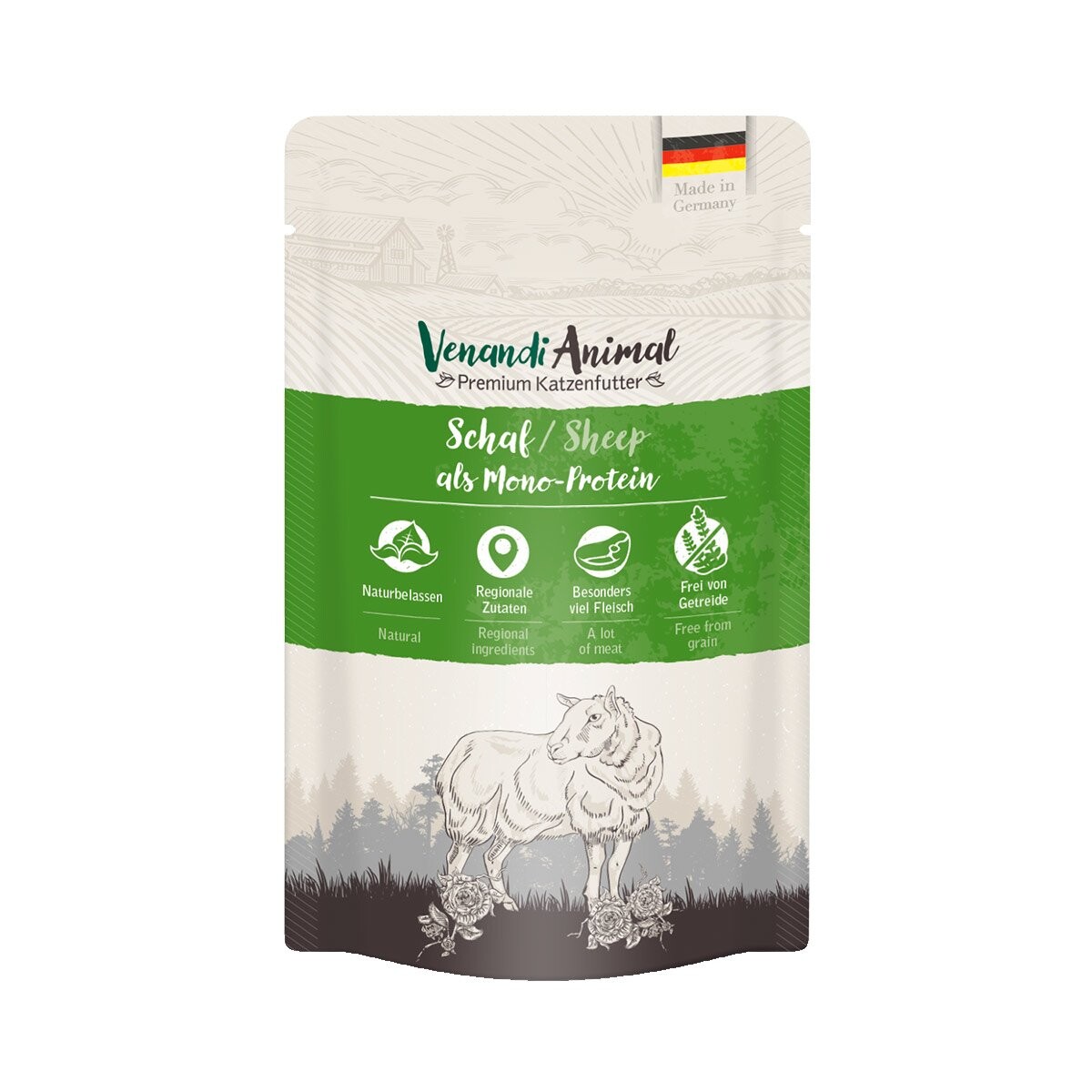 Venandi Animal skopové maso jako jediný zdroj bílkovin 12 × 125 g