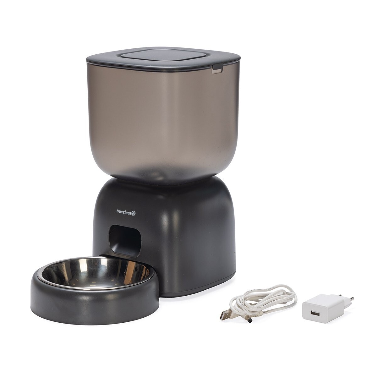 Beeztees Chris Smart krmný automat 3 litry Antracit