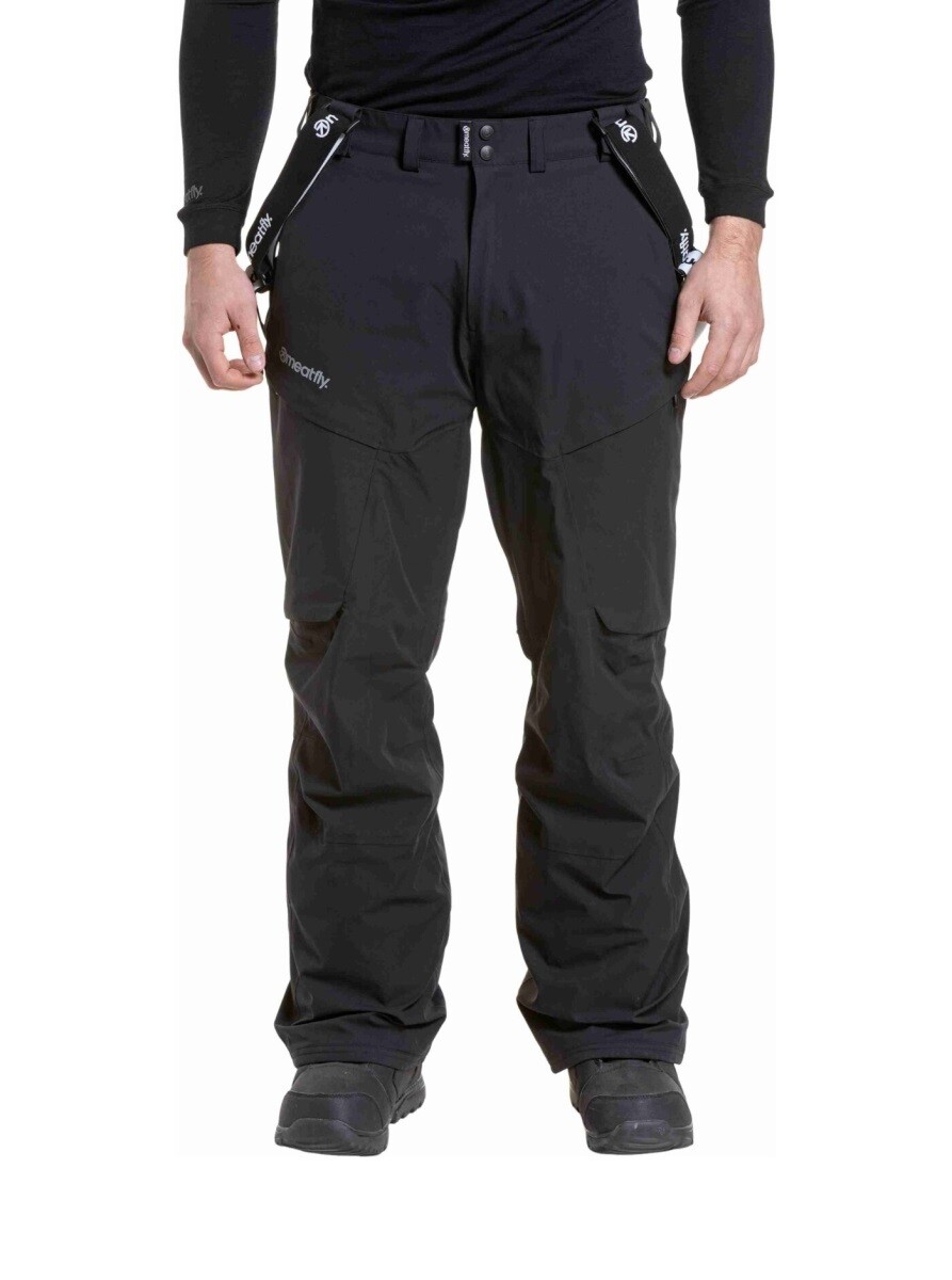 Pánské snb & ski kalhoty meatfly bold černá s