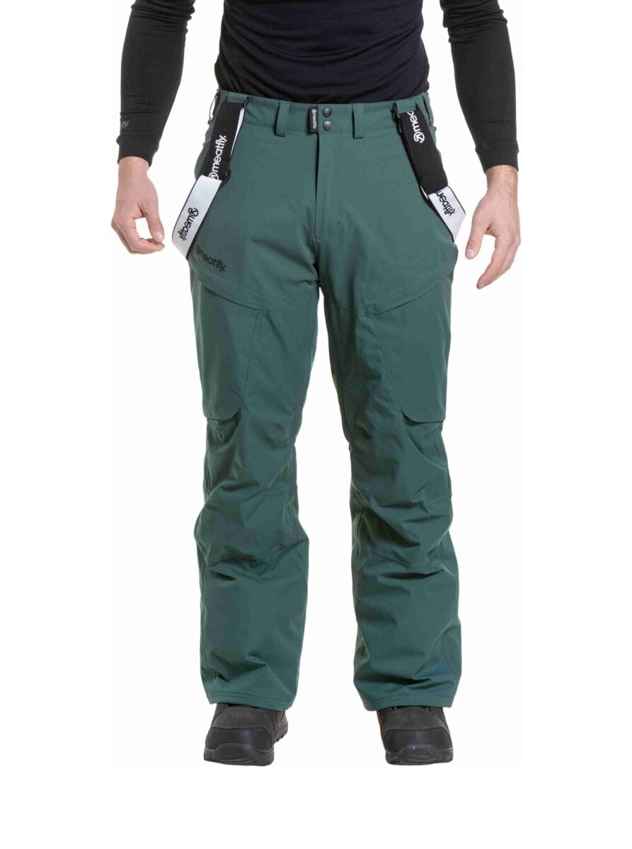 Pánské snb & ski kalhoty meatfly bold zelená xxl