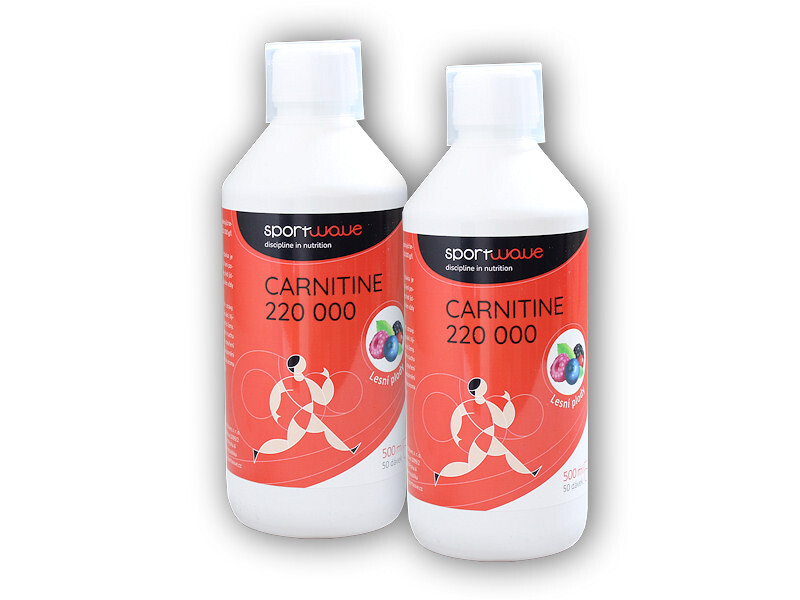 Sportwave 2x L-Carnitine 220000 500ml Varianta: lesní plody