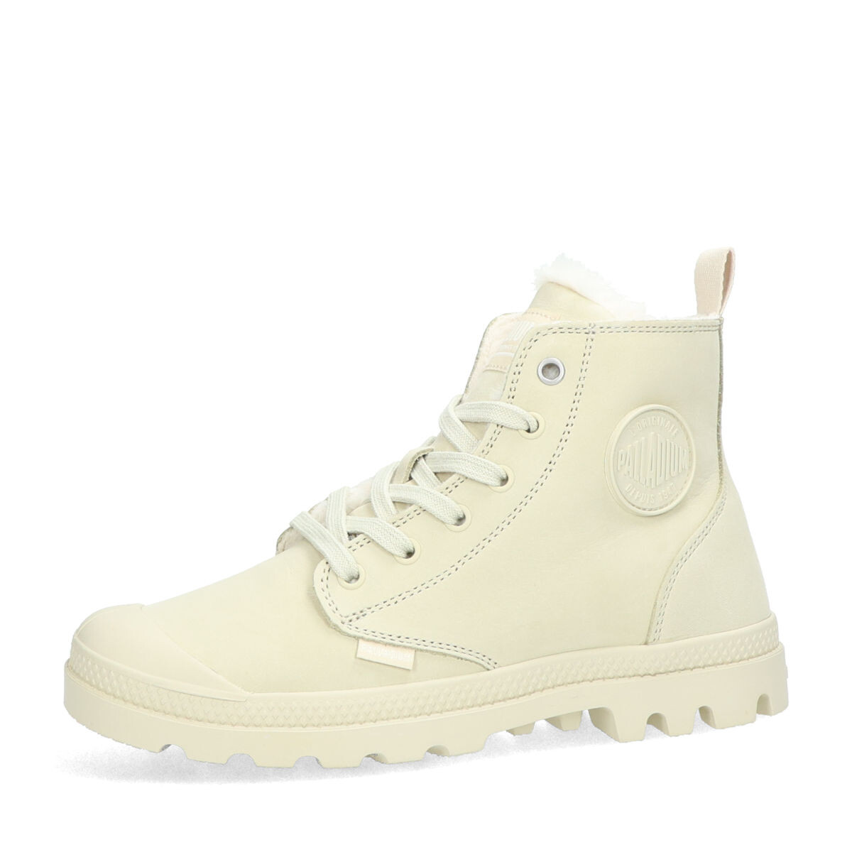 Palladium dámské nubukové kotníkové kozačky - béžové - 36