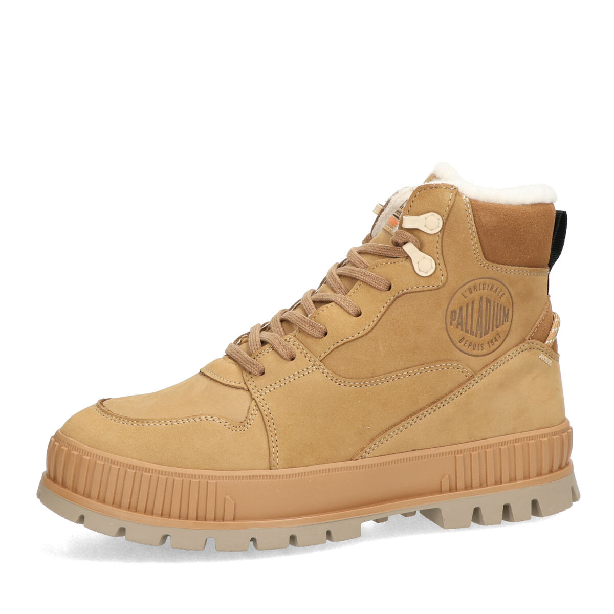 Palladium pánské nubukové kotníkové boty - hnědé - 41