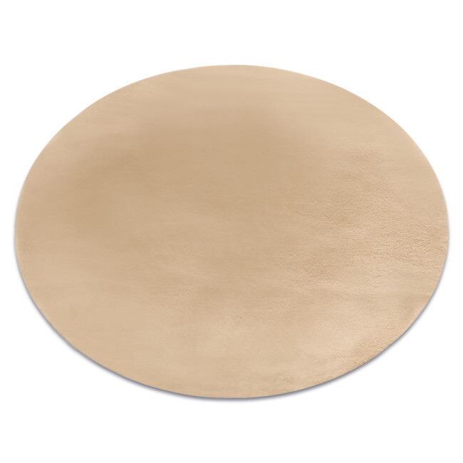 Koberec BUNNY tmavě béžový kruh