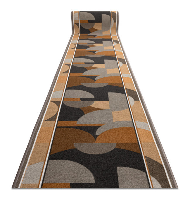 Protiskluzový běhoun MALIS geometrický, béžový - Výprodej