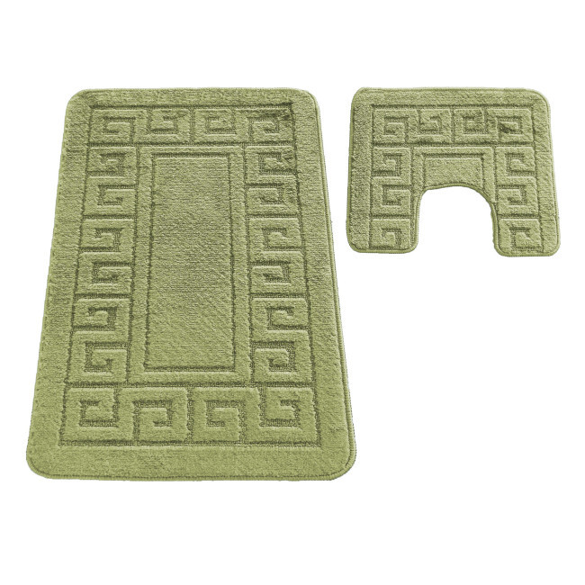 Sada koupelnových koberečků Montana Ethnic Green