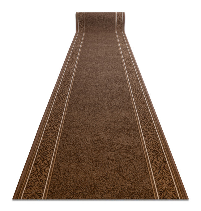 Protiskluzový běhoun ST.TROPEZ hnědý, rám - Výprodej