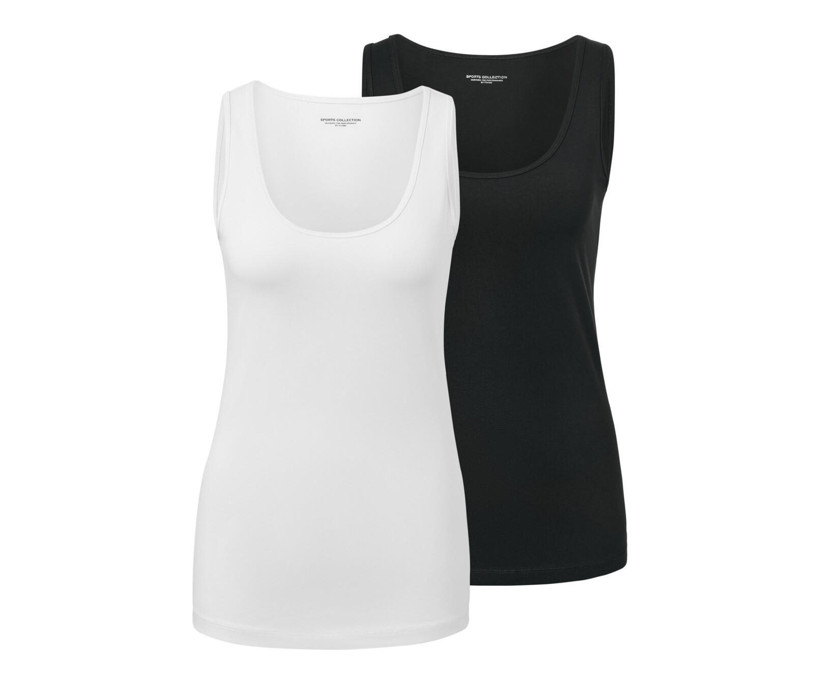 Tchibo - Topy - pro ženy - vel. L 44/46 - barva: černá