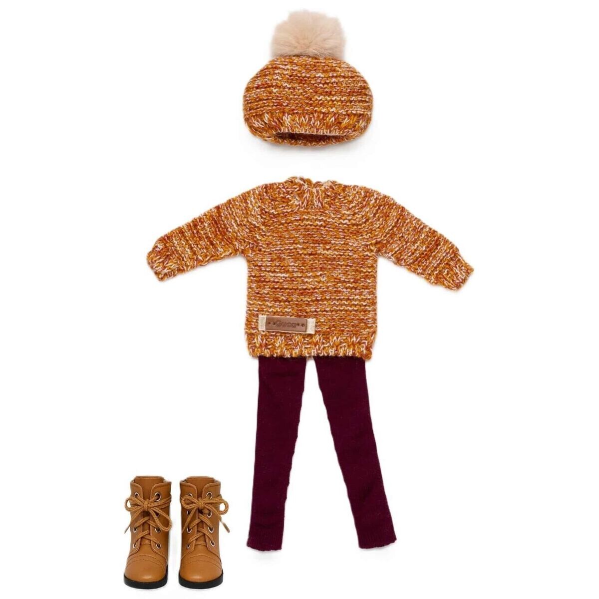 Guca P859 Obleček pro panenku PENELOPE velikosti 34 cm s botičkami