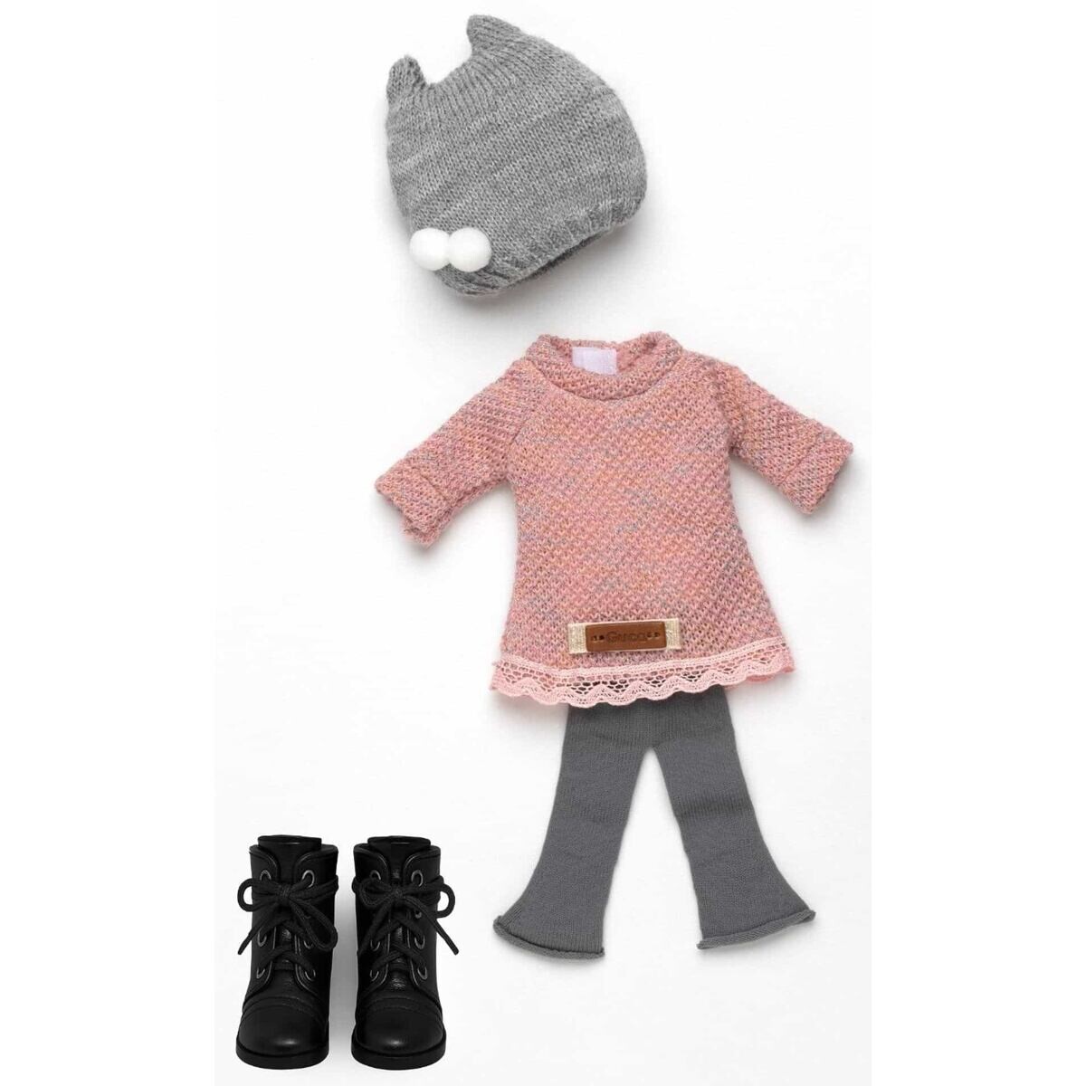 Guca P860 Obleček pro panenku PENELOPE velikosti 34 cm s botičkami