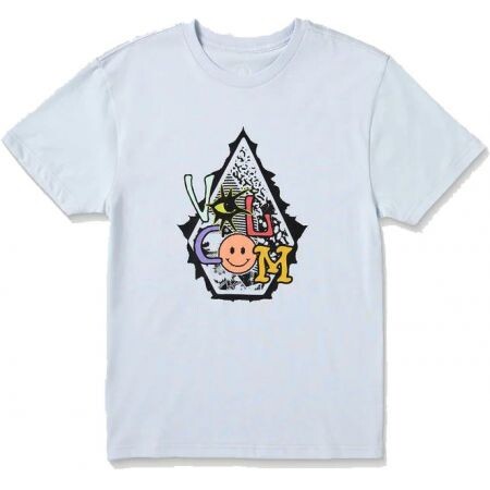 Triko Volcom Bb Psychosis S/S Kids - Bílá - L