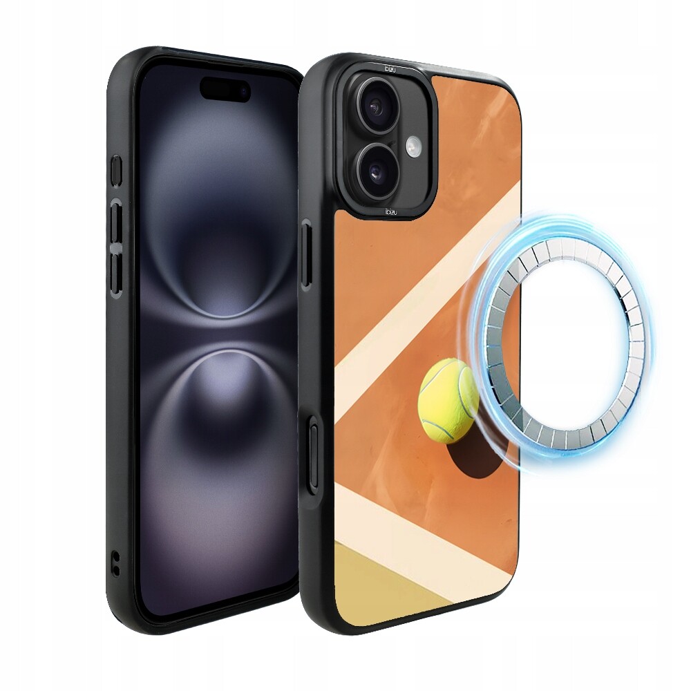 Matný Pouzdro Ibizu DropGuard pro iPhone 16 Plus s MagSafe, tenisový
