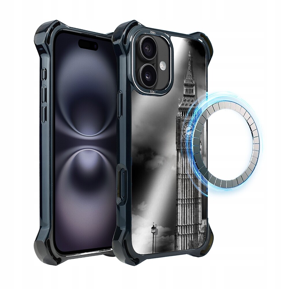 Pouzdro Ibizu DropGuard Ultra pro iPhone 16 Plus s MagSafe, Big Ben