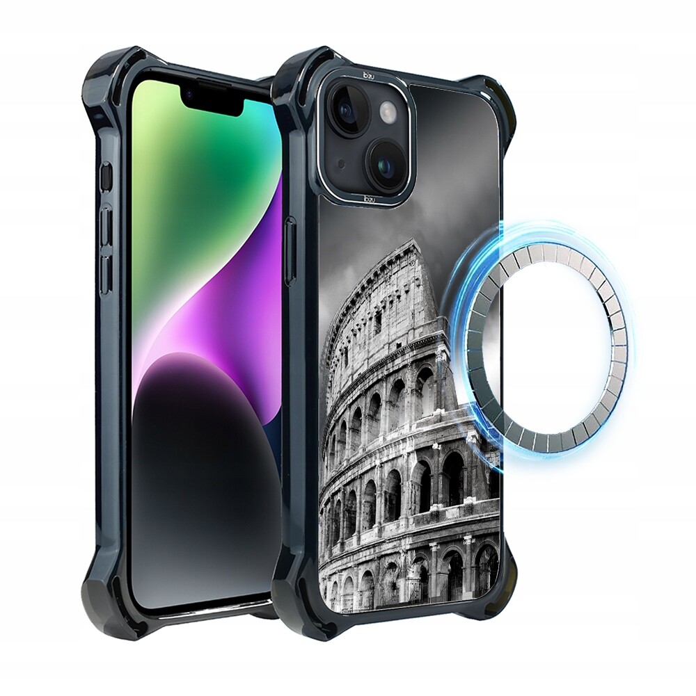Pouzdro pro iPhone 14 Ibizu DropGuard Ultra s MagSafe, Koloseum