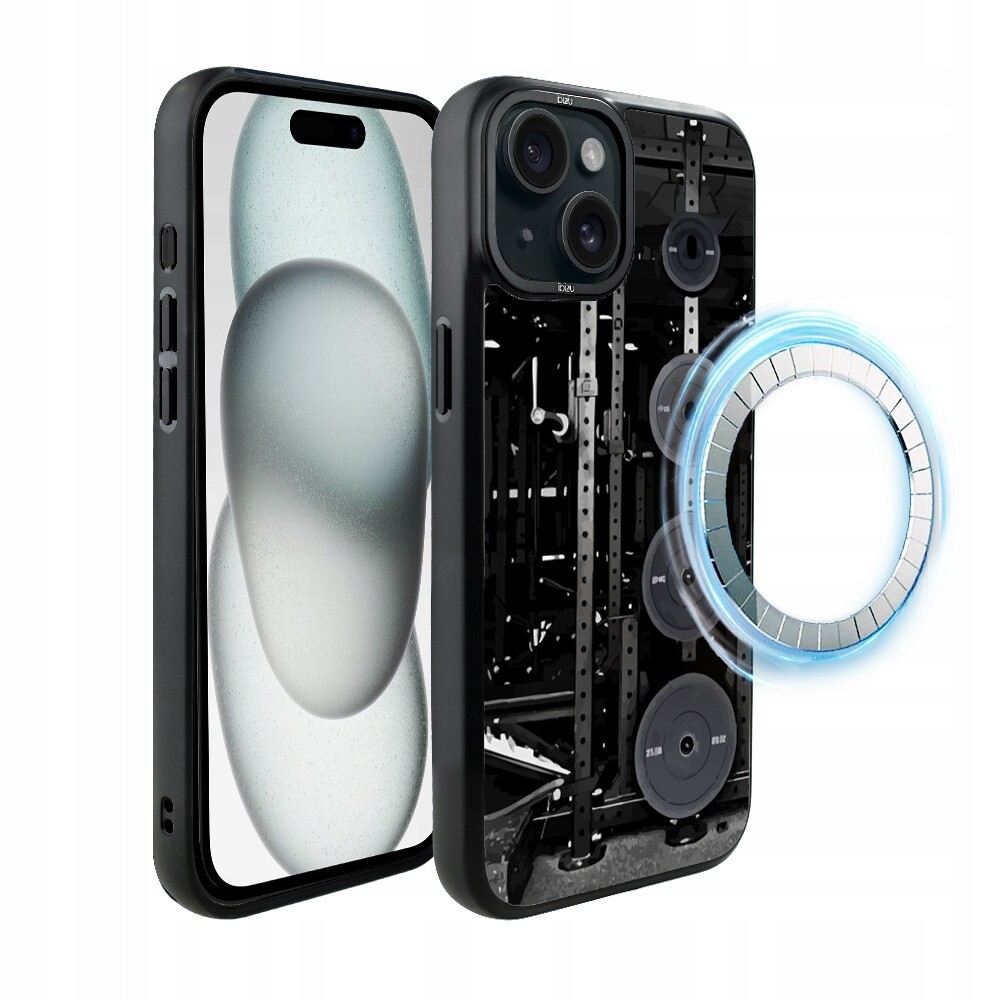 Pouzdro pro iPhone 15 Plus Ibizu DropGuard Matt s MagSafe, Železná stanice