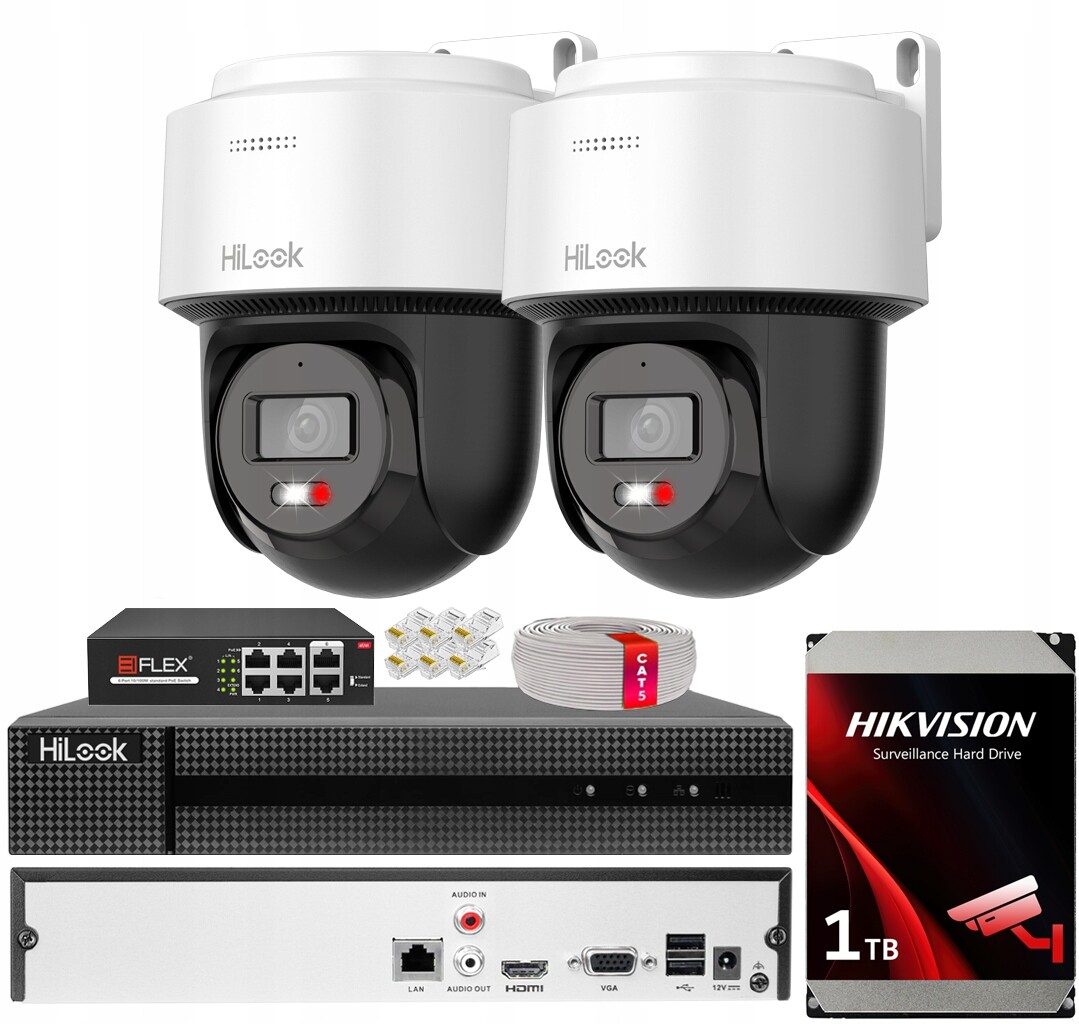 Sada monitorování Ip 6MPx 3K+ HiLook by Hikvision 2x PTZ-N6-P Aplikace