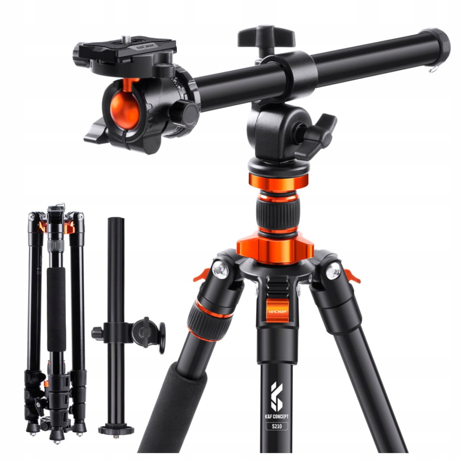 Monopod K&f Concept S210 231 cm černý