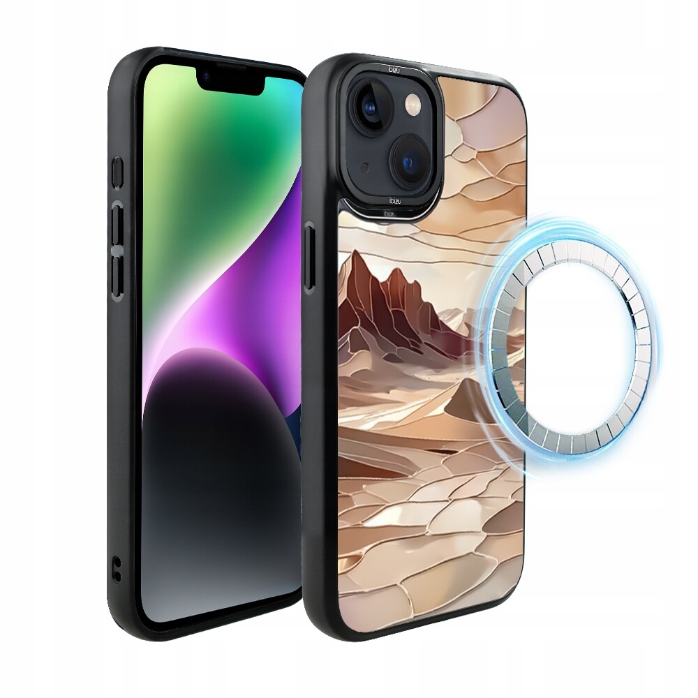 Pouzdro pro iPhone 14 Plus Ibizu DropGuard Matt s MagSafe, Pouštní klid