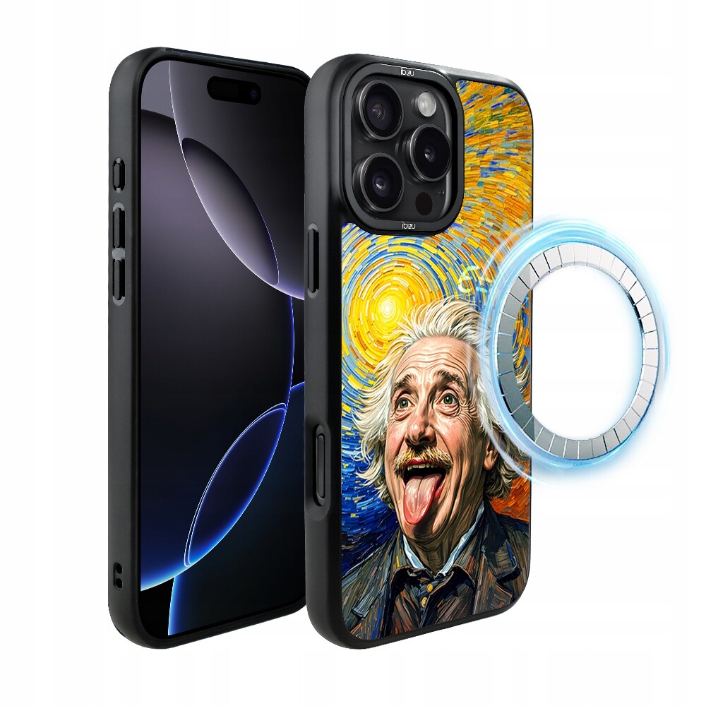 Matný Pouzdro Ibizu DropGuard s MagSafe pro iPhone 16 Pro, Einstein