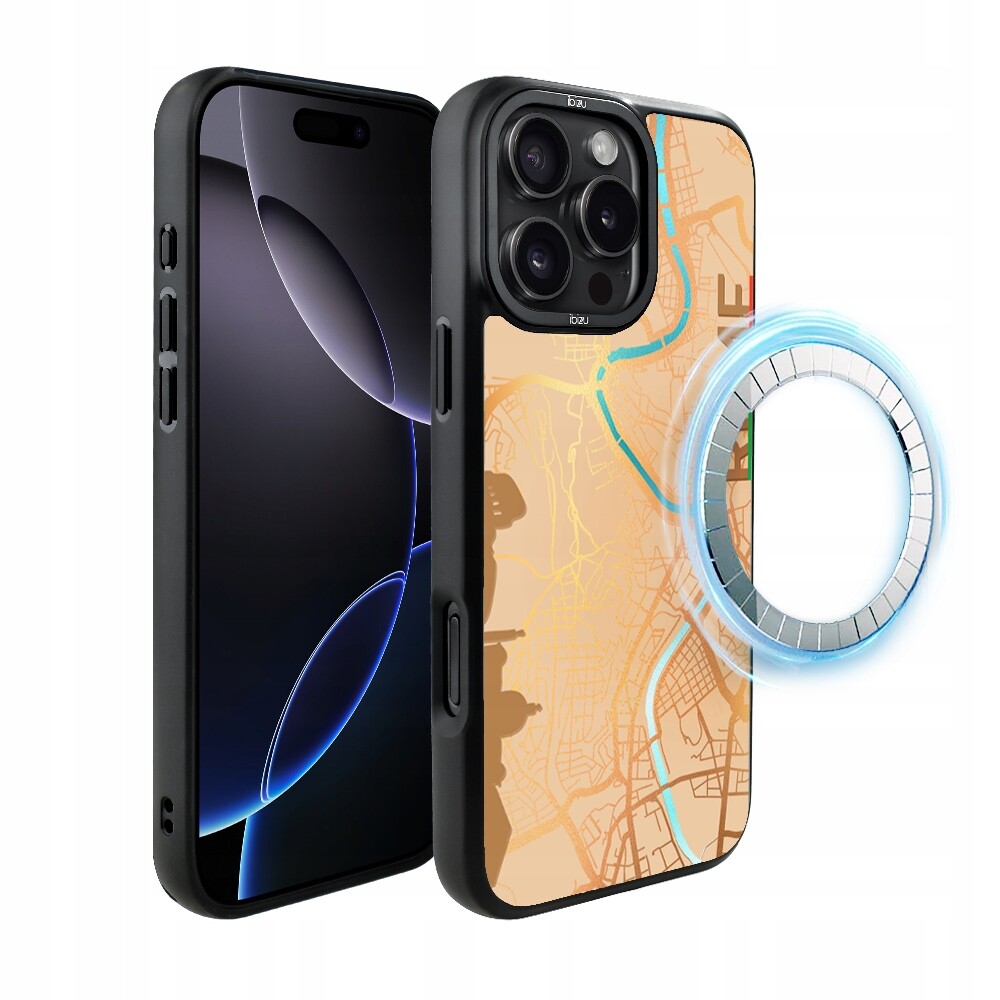 Matný Pouzdro Ibizu DropGuard s MagSafe pro iPhone 16 Pro Max, Řím