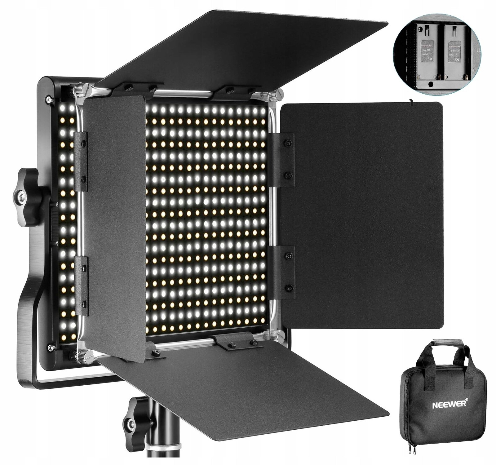 Profesionální Studiová Led Lampa Pro Videozáznamy, Led Panel 40W Cri 96+