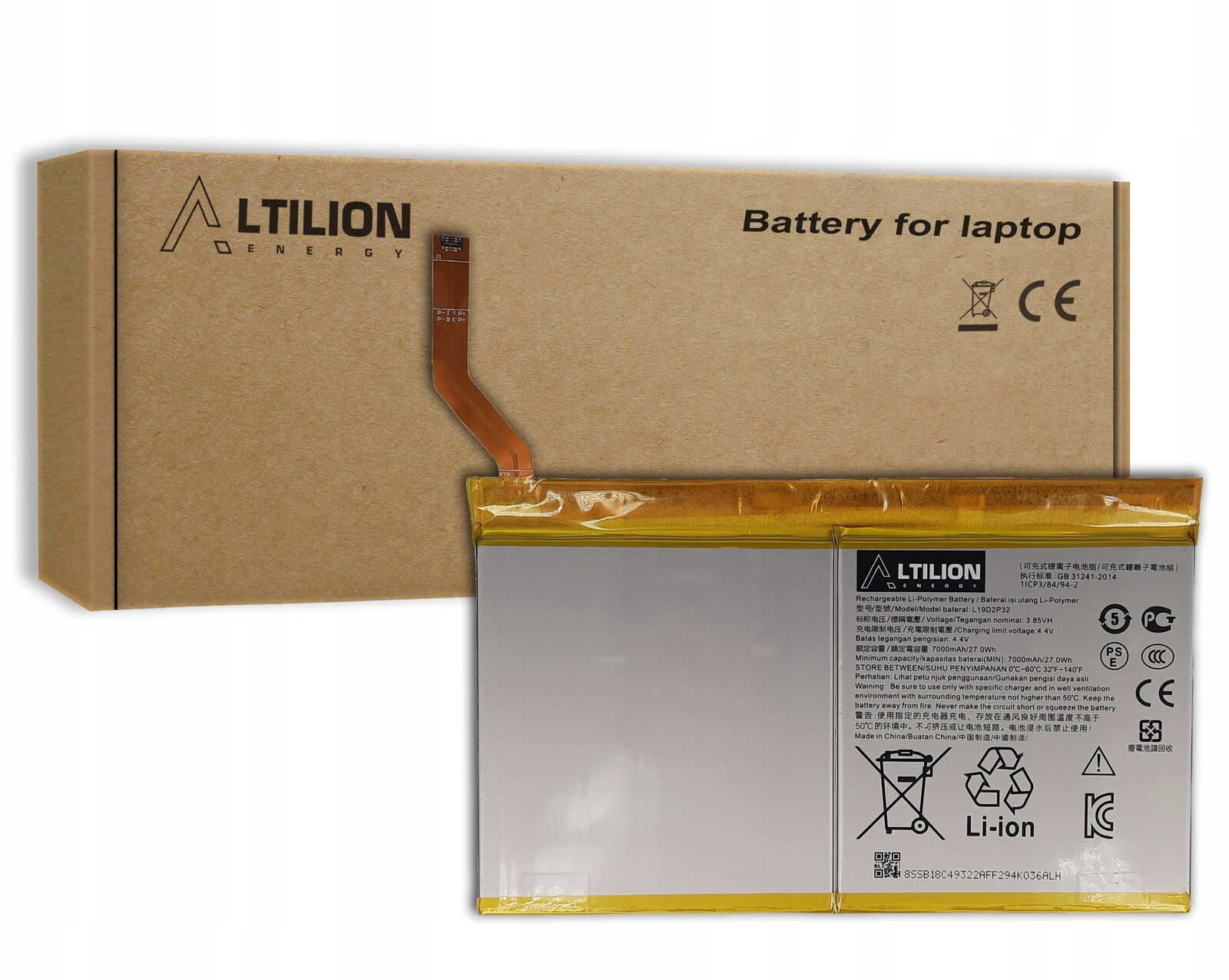 Baterie L19D2P32 pro Lenovo Yoga Smart Tab YT-X705F