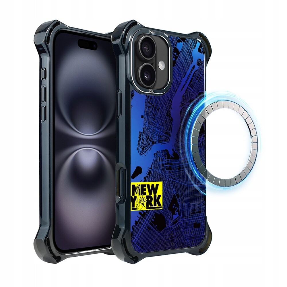 Pouzdro Ibizu DropGuard Ultra iPhone 16 s MagSafe, New York