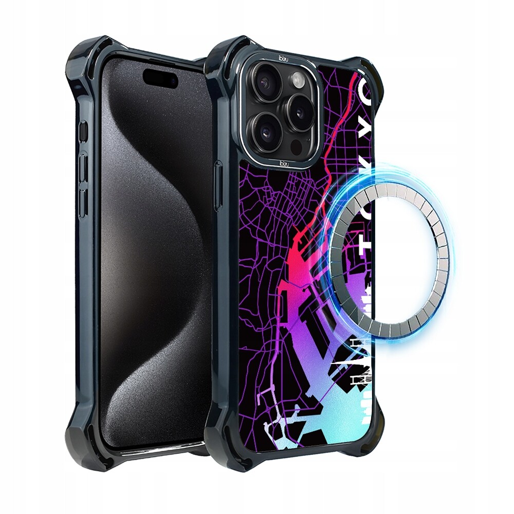 Pouzdro iPhone 15 Pro Ibizu DropGuard Ultra s MagSafe, Tokyo