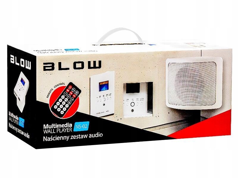 Sada nástěnných stropních reproduktorů Blow NS02 bílá