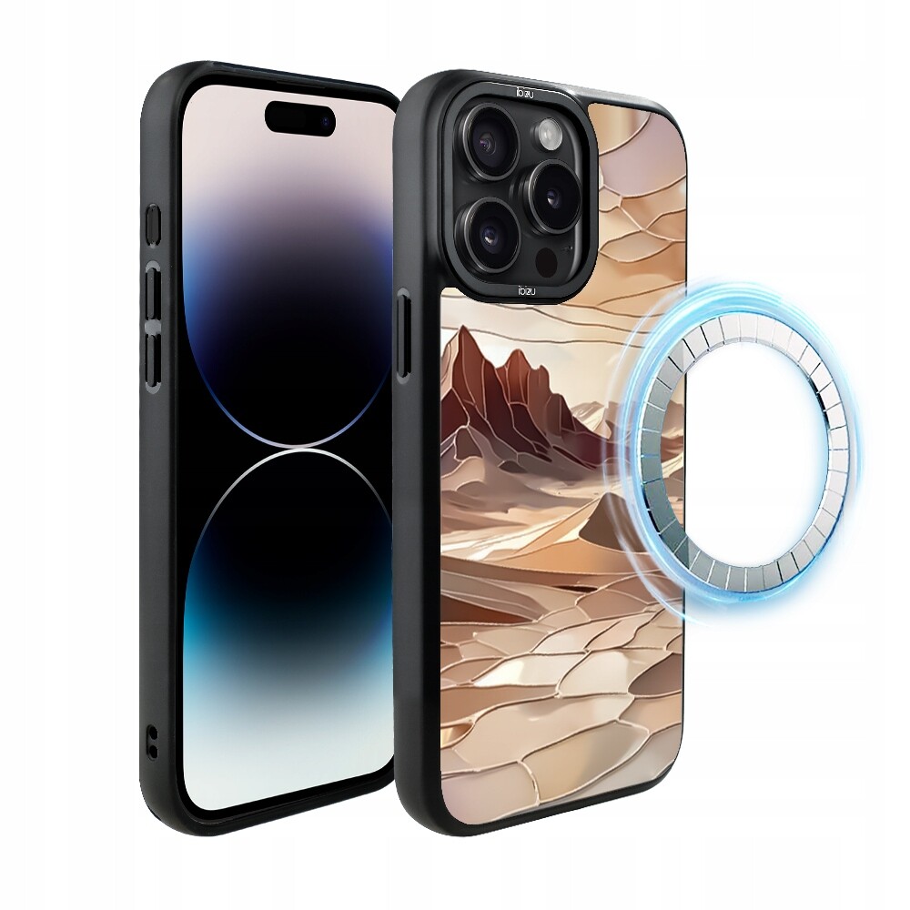 Pouzdro pro iPhone 14 Pro Ibizu DropGuard Matt s MagSafe, Pouštní klid