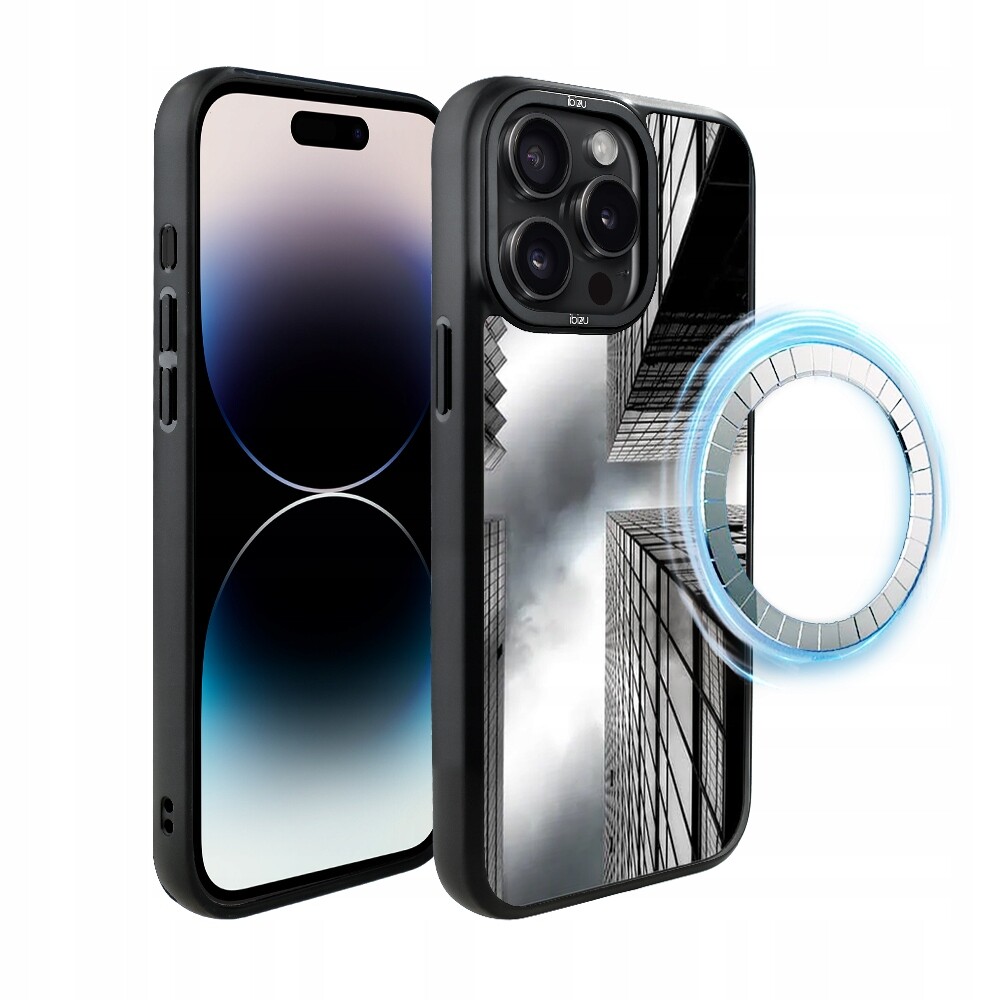 Pouzdro pro iPhone 14 Pro Ibizu DropGuard Matt s MagSafe, mrakodrapy