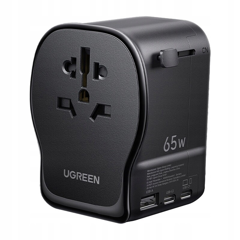 Univerzální adaptér Ugreen S550 65W s 2x Usb-c a 1x Usb-a