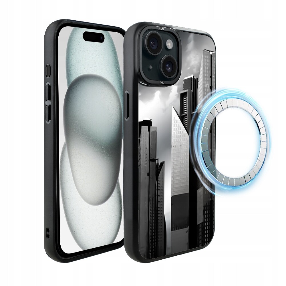 Matný Pouzdro Ibizu DropGuard pro iPhone 15 Plus s MagSafe, Manhattan