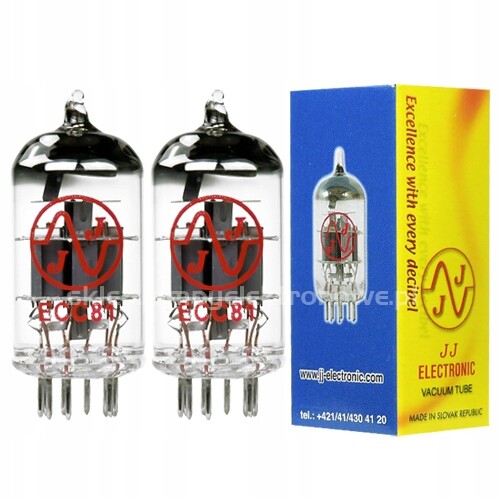ECC81 12AT7 JJ-Electronic – 2 ks – vybraný pár