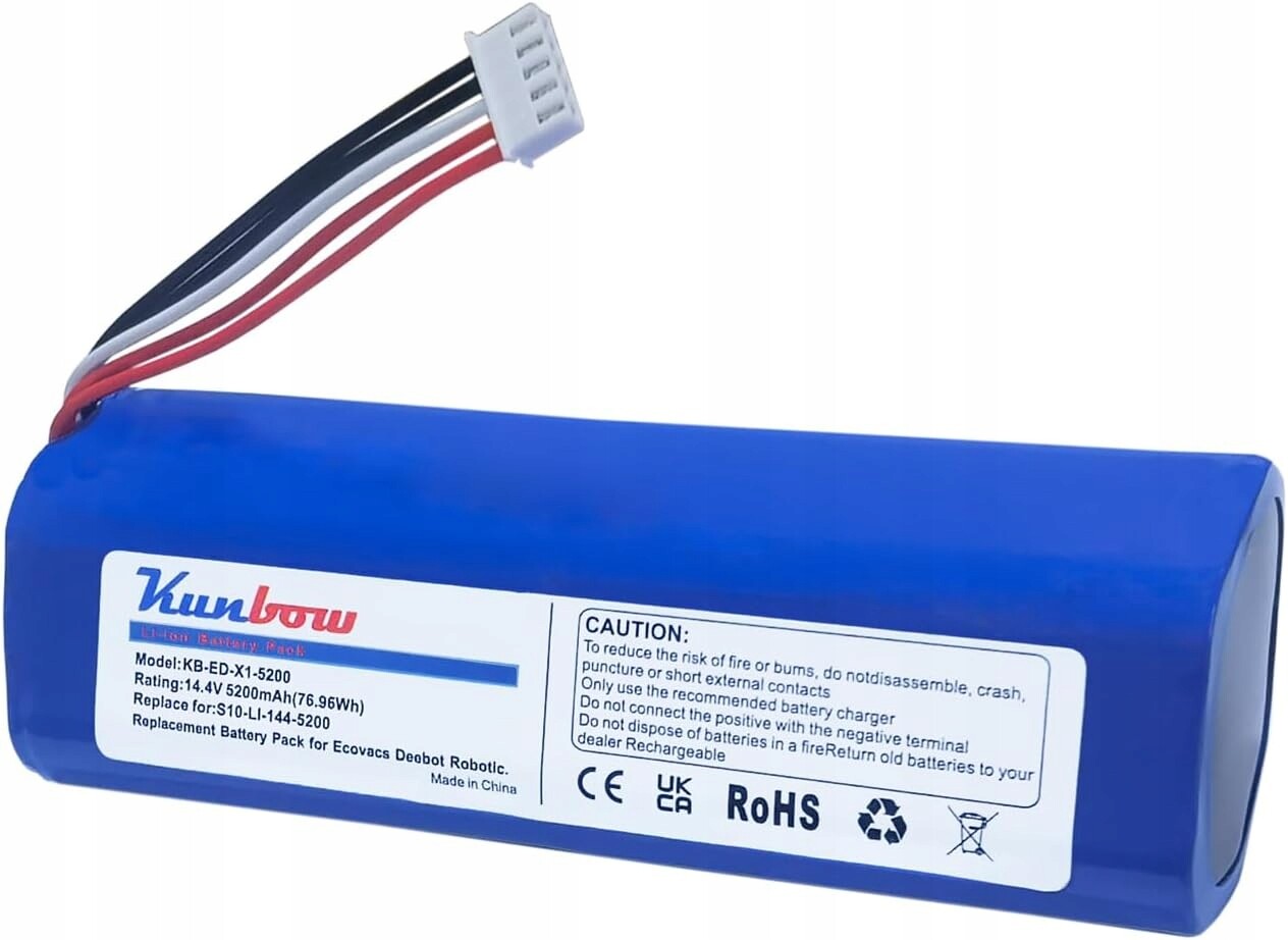 Akumulátor Pro Vysavač Deebot 5200 Mah Baterie Ecovacs Univerzální