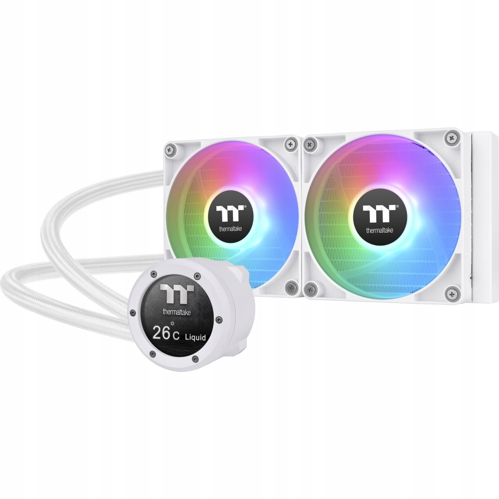 Thermaltake TH240 V2 Ultra Argb Sync Cpu Liquid Cooler Snow Edt.