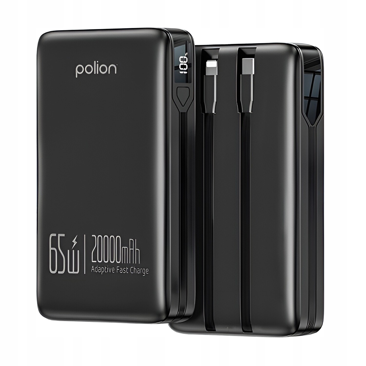 Powerbanka 20000 mAh rychlé nabíjení 65W telefon notebook Usb-c Pd Qc Polion