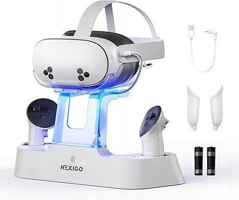 Nabíjecí stanice NexiGo s Led diodou [zapnuto/vypnuto] pro Oculus Quest 3