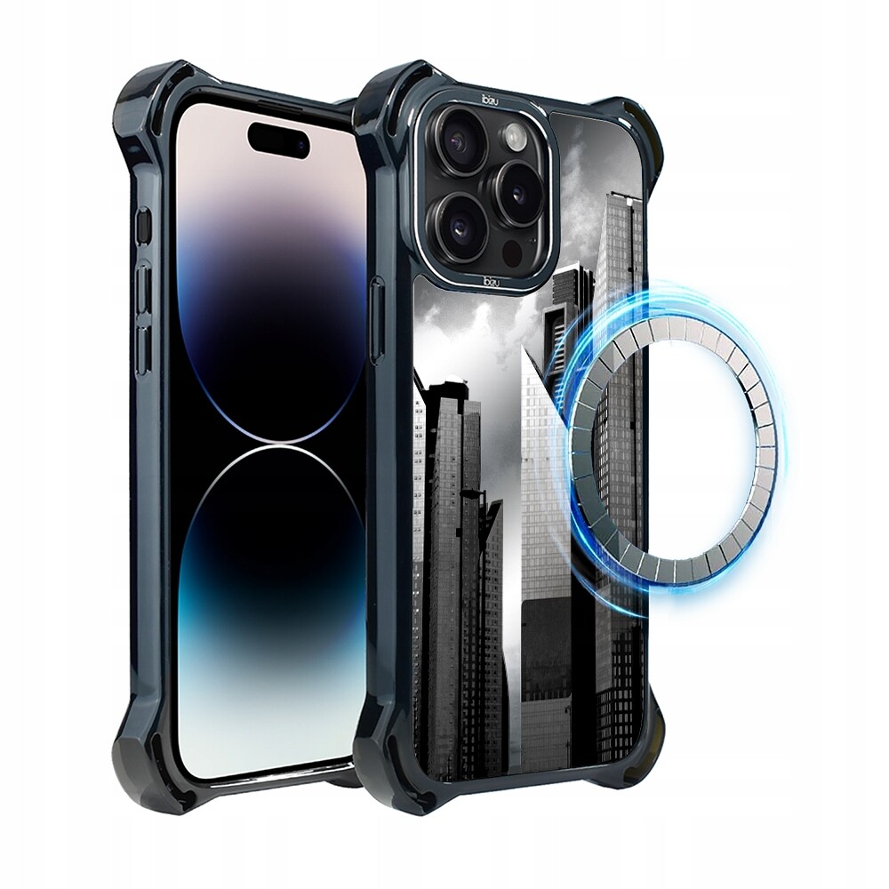 Pouzdro iPhone 14 Pro Max Ibizu DropGuard Ultra s MagSafe, Manhattan