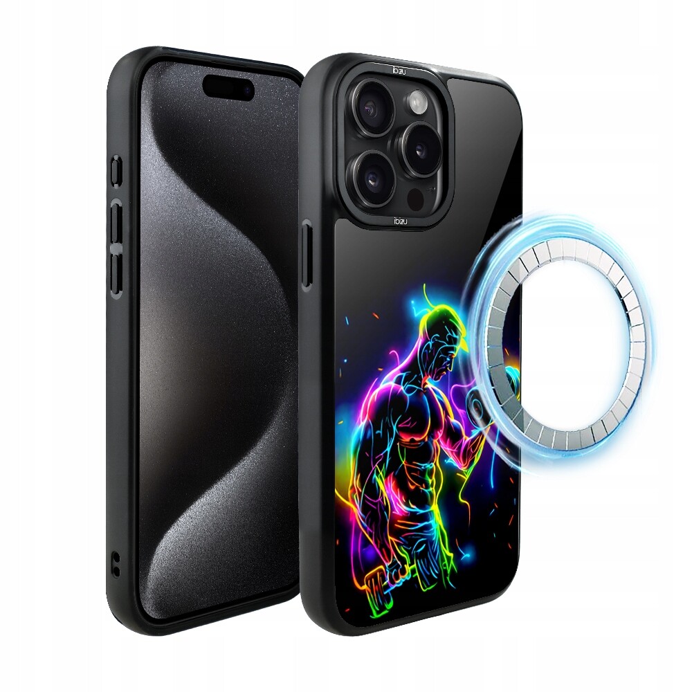 Pouzdro Ibizu DropGuard Matné s MagSafe pro iPhone 15 Pro Max, Je tam energie